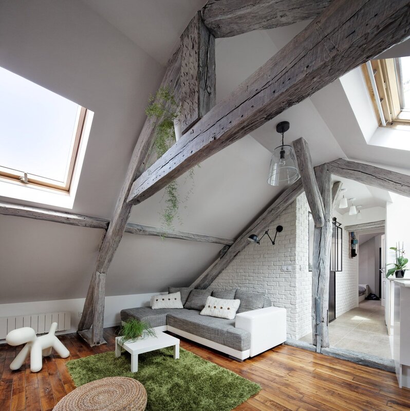 Attic interior