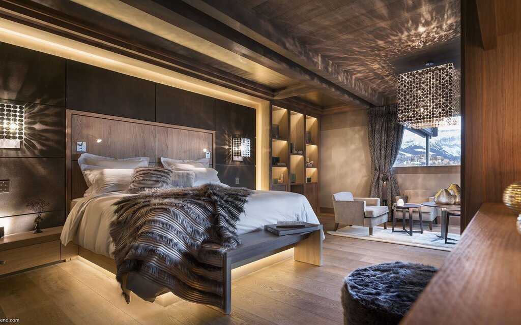 Chalet interior in a modern style