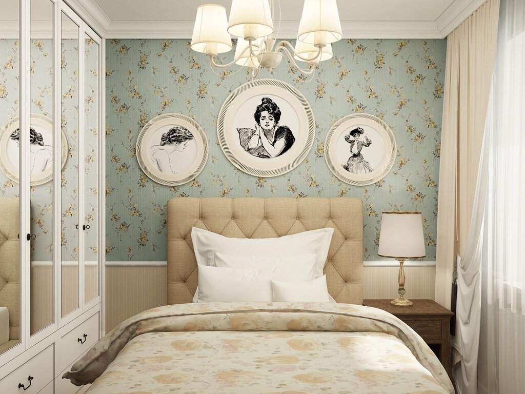 Bedroom interior for grandmother