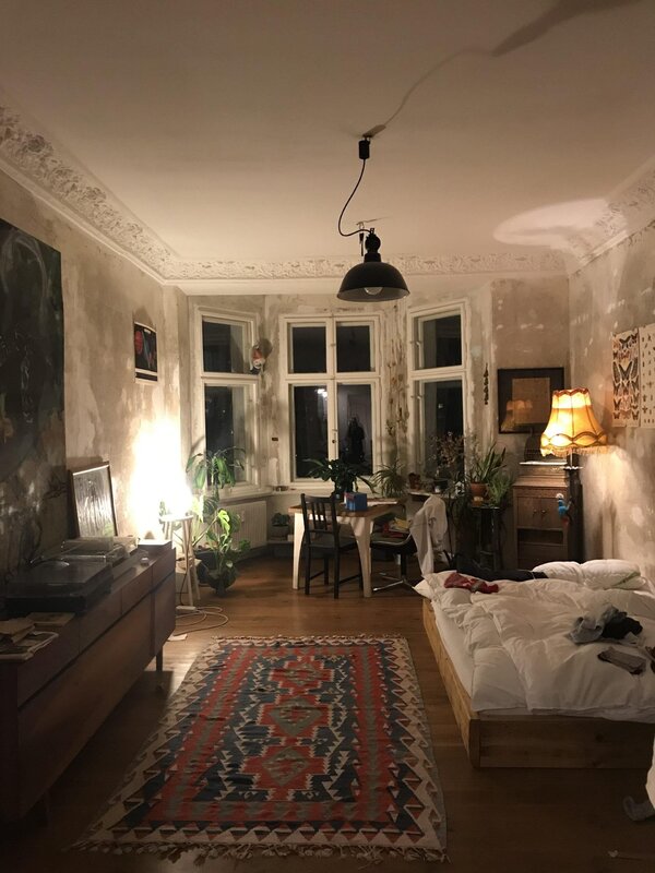 The interior of an old apartment