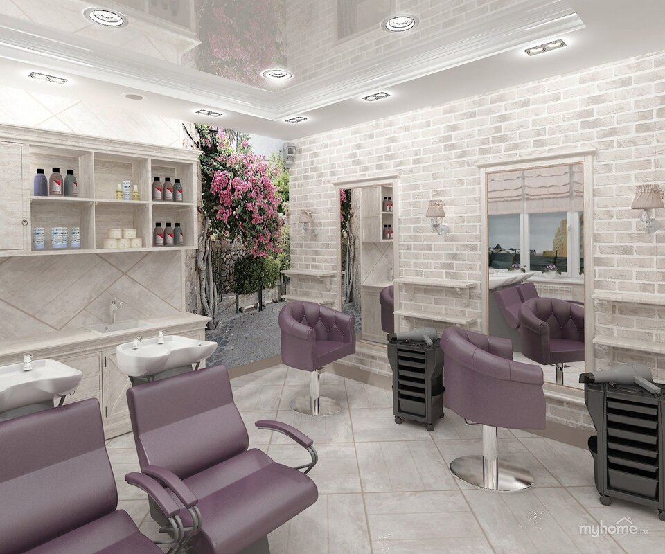 Beauty studio interior