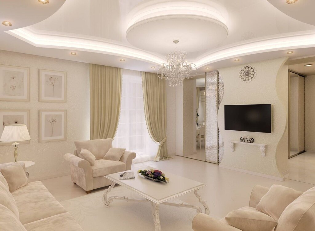 Interior in beige tones