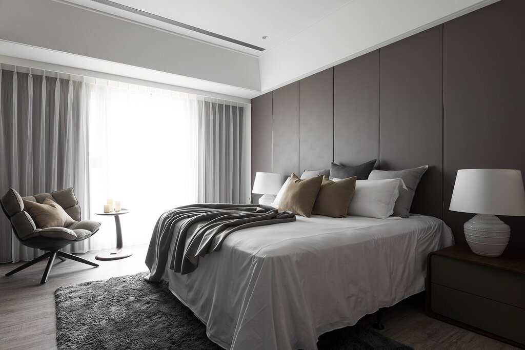 Interior in light gray tones