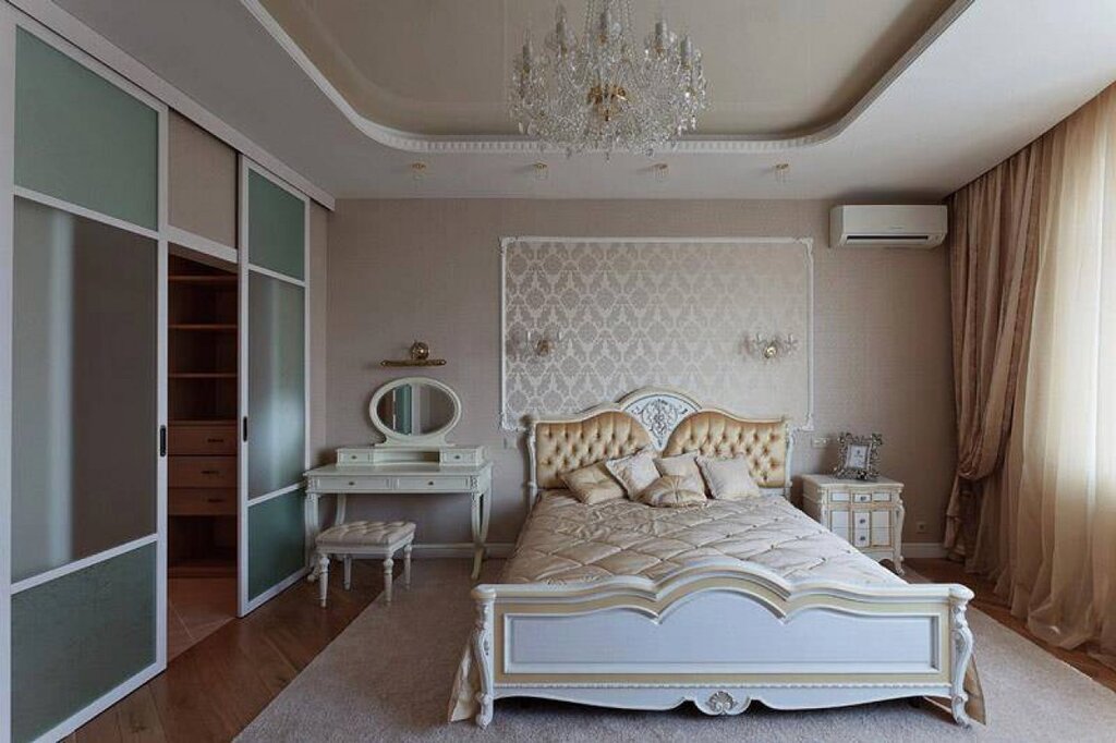 Classic-style bedroom interiors