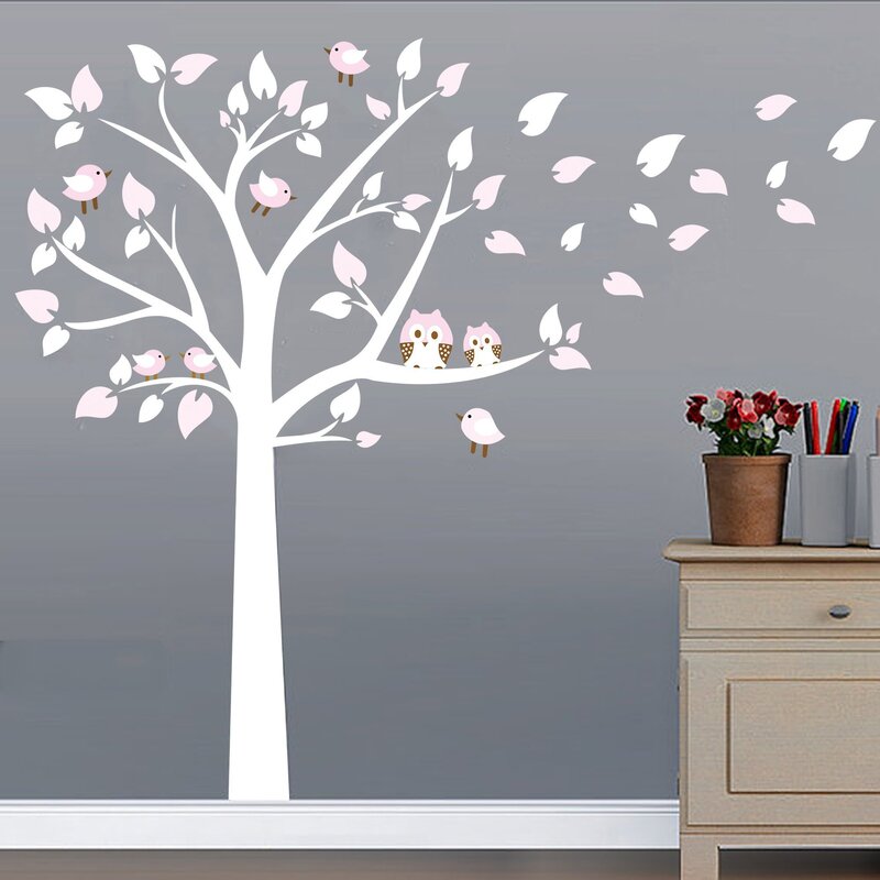 Interior wall sticker tree