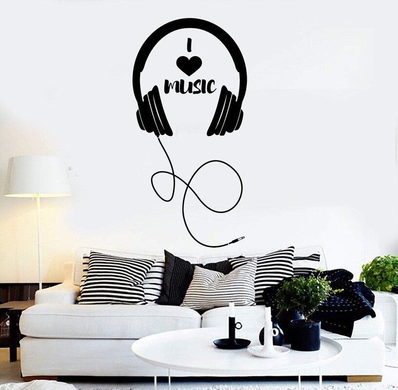 Interior wall sticker