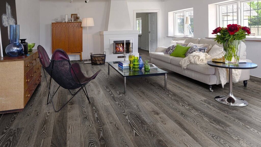 Engineered wood flooring in the interior 35 фото