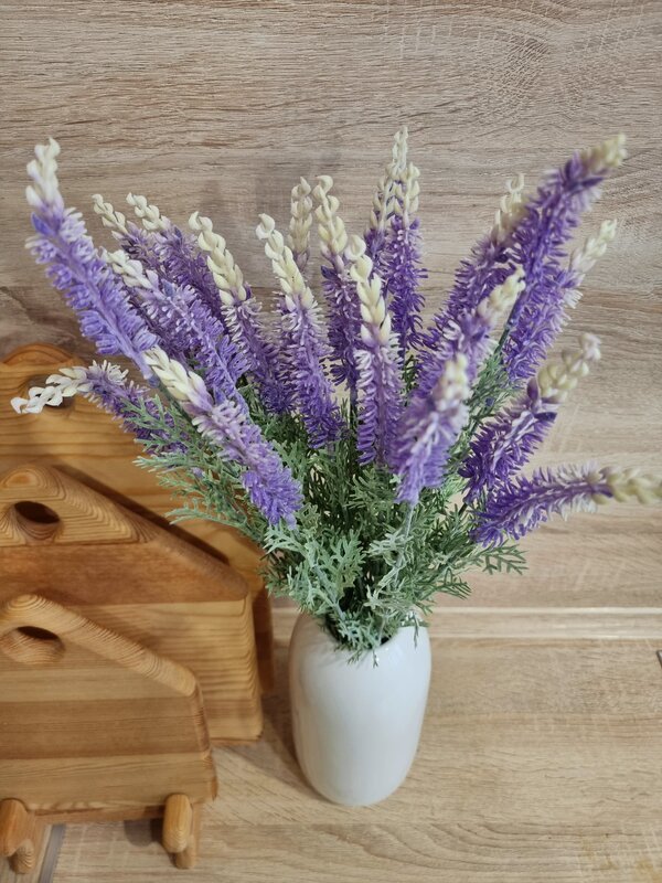 Artificial Lavender in the interior