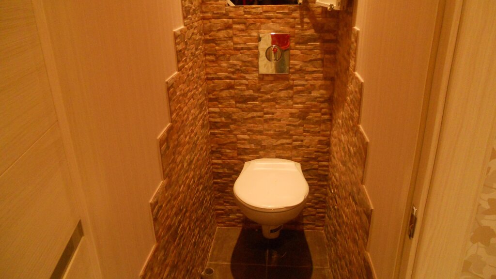 Artificial stone in the toilet