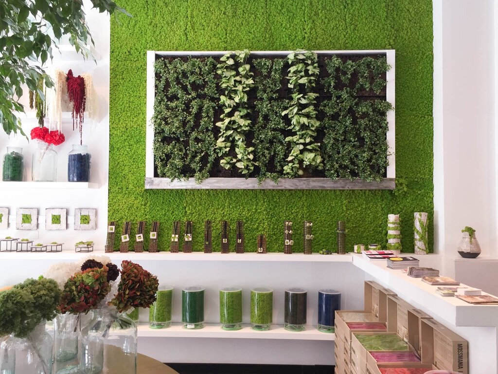 Artificial moss for decoration