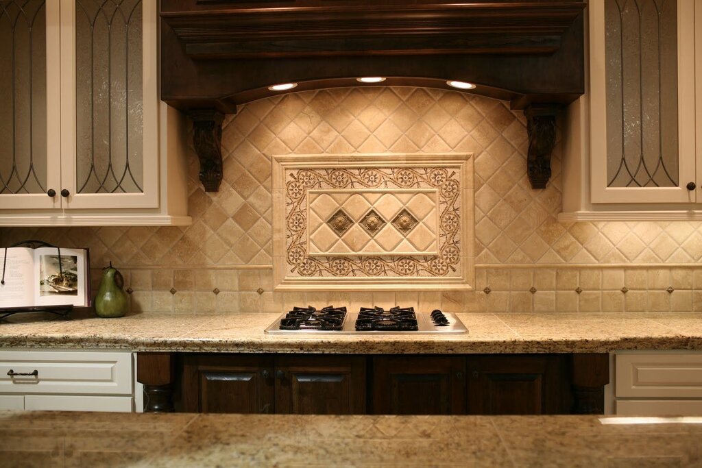 Italian tile for the kitchen backsplash 23 фото