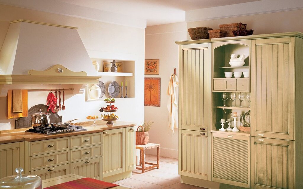 Italian kitchens in Provence style 21 фото