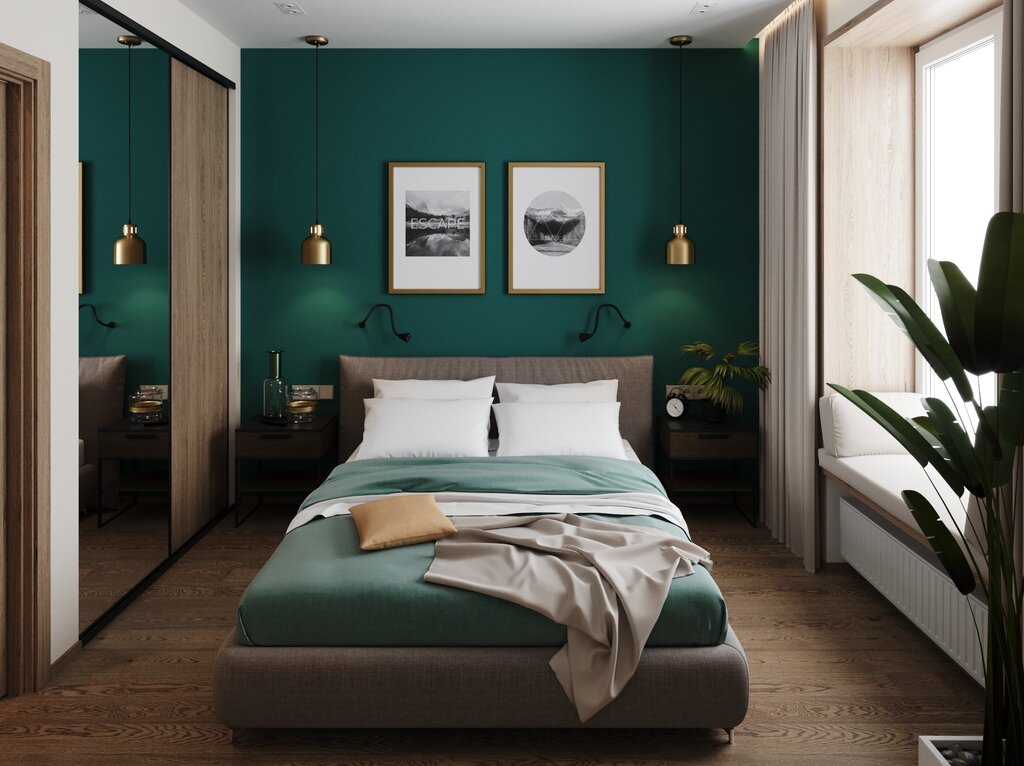 Emerald bedroom