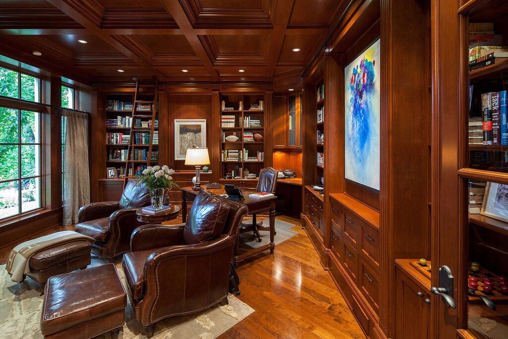 Solid wood office