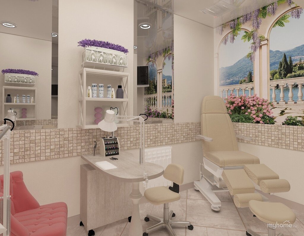 Manicure and pedicure salon