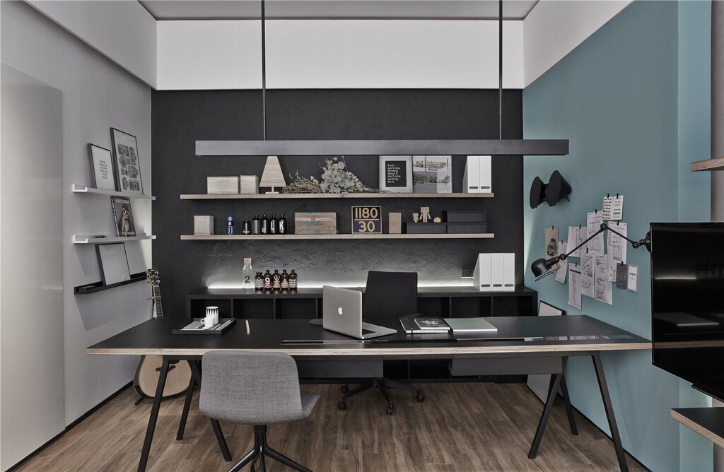 Office in grey color