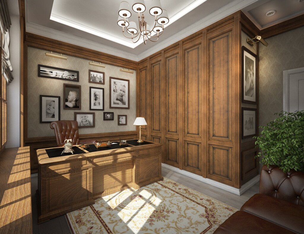 An Art Deco style office