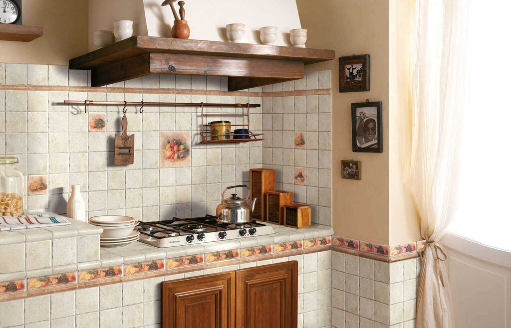 Tile for the kitchen on the wall