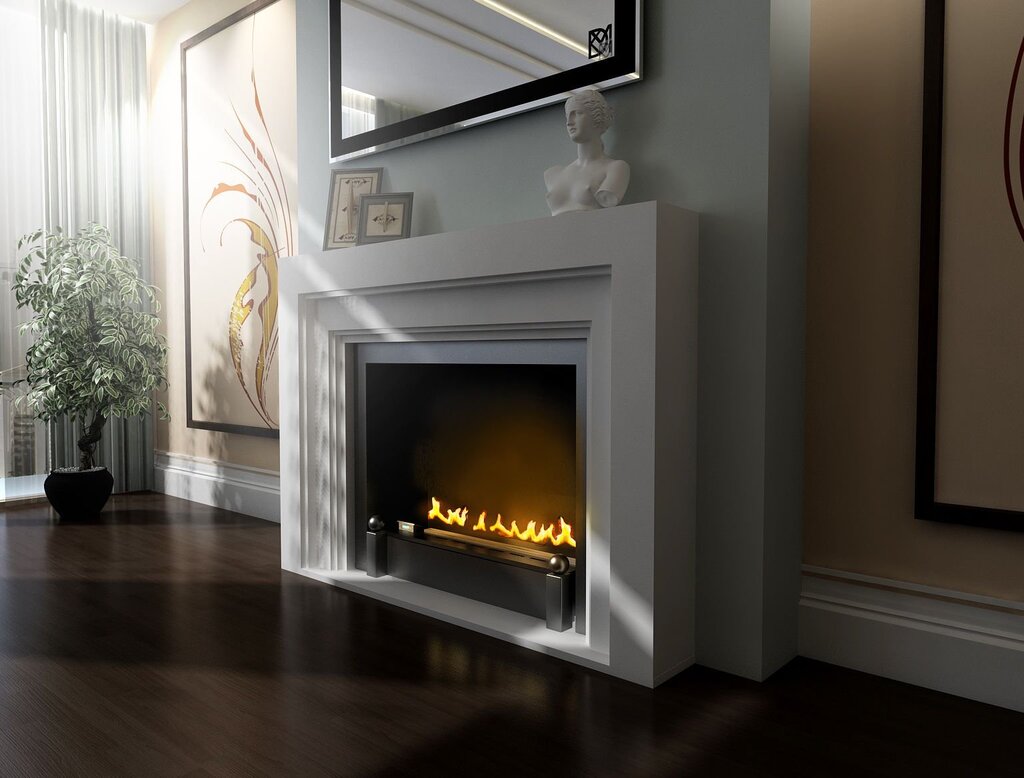 Onyx fireplace