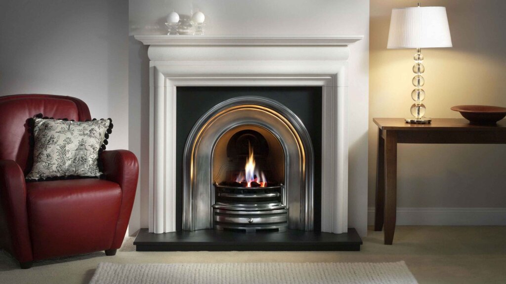 Fireplace with a firebox