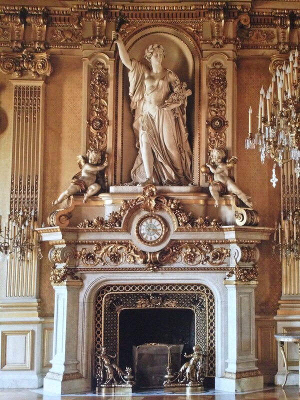 Baroque-style fireplace 17 фото