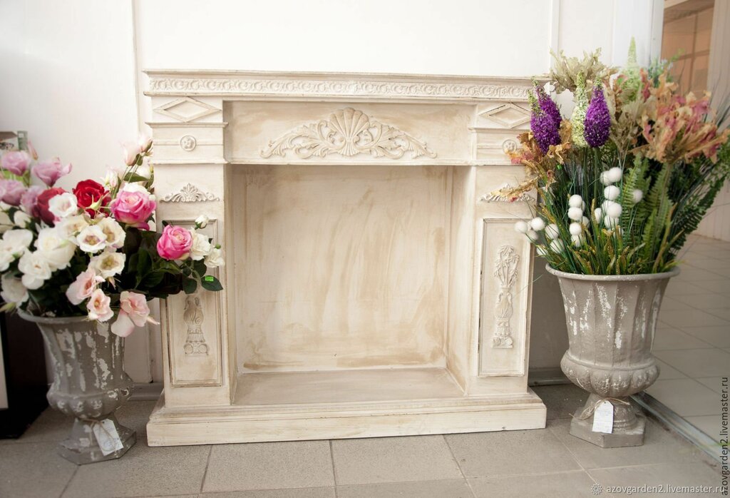 Wooden fireplace surround 32 фото