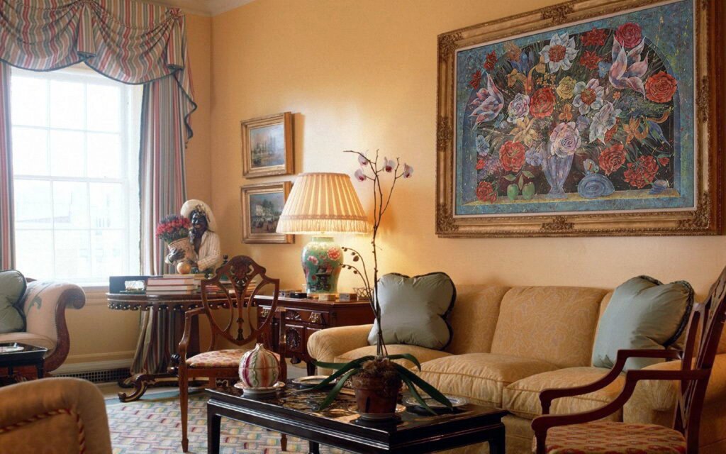 Paintings of a classic for the interior