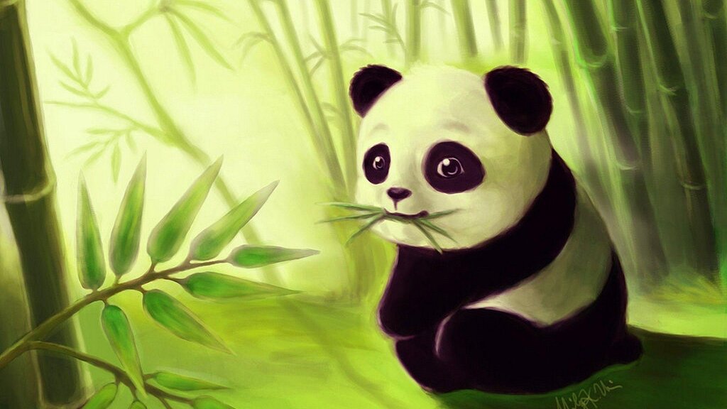 Cartoon panda pictures