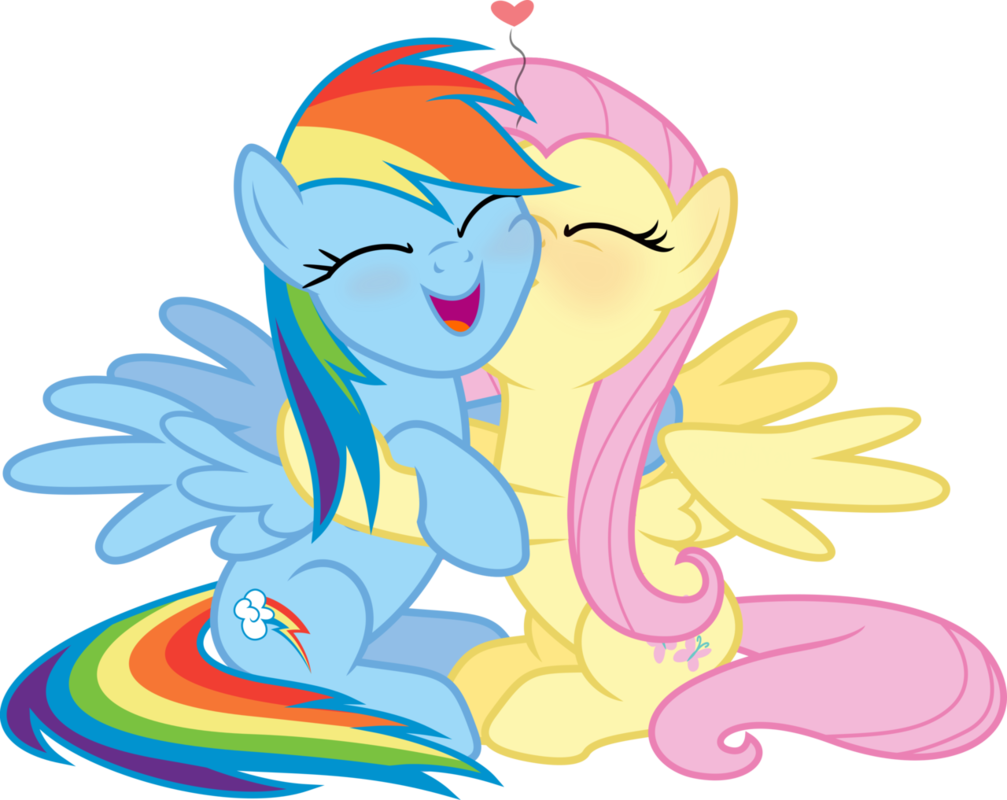 Images of Rainbow Dash and Fluttershy