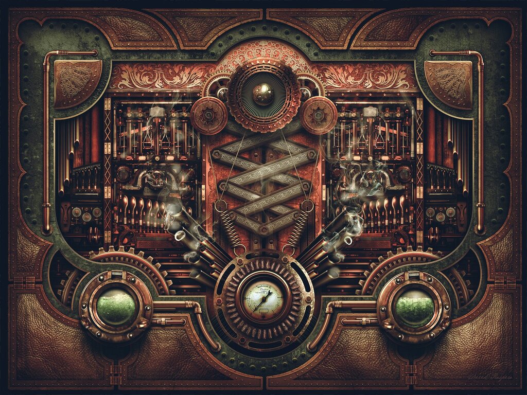 Steampunk-style pictures