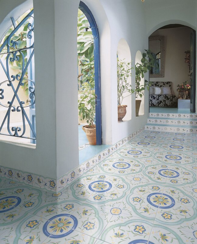 Ceramic tile in Mediterranean style