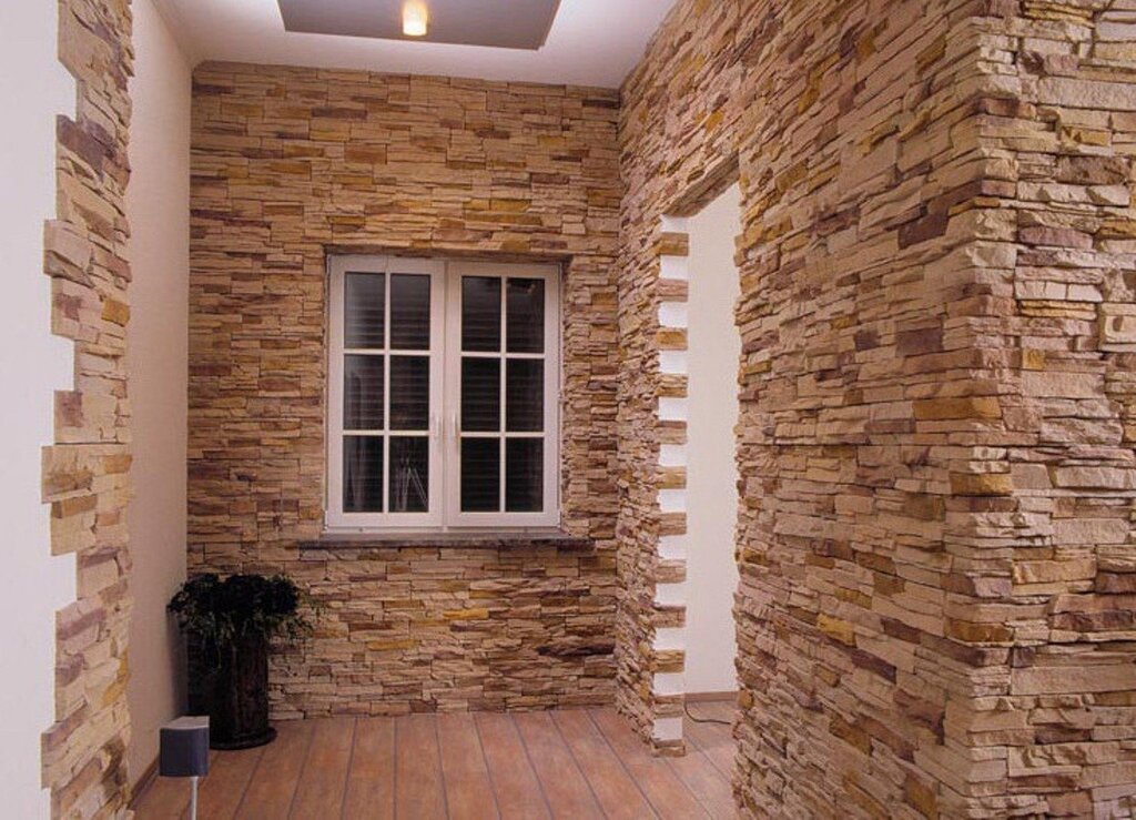 Gypsum brick for interior decoration