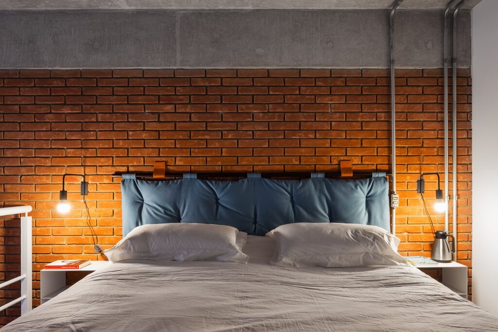 Brick wall loft