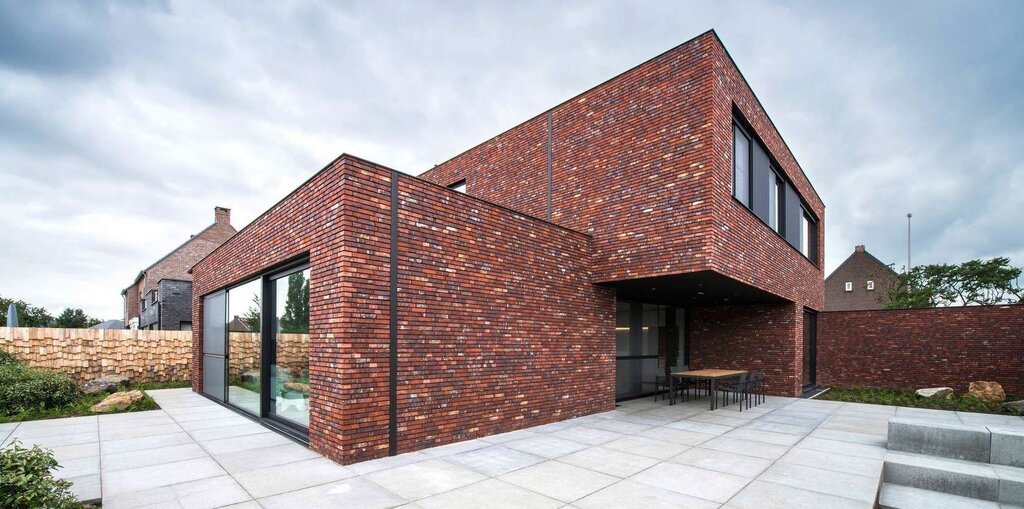 Brick facade