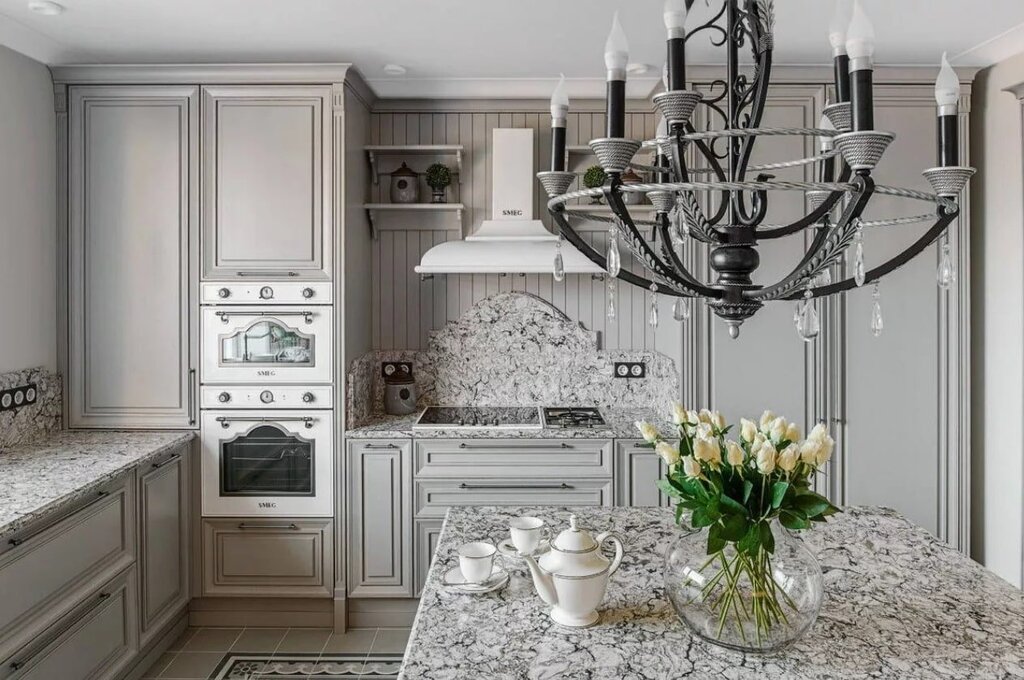 Classic kitchen in a modern interior