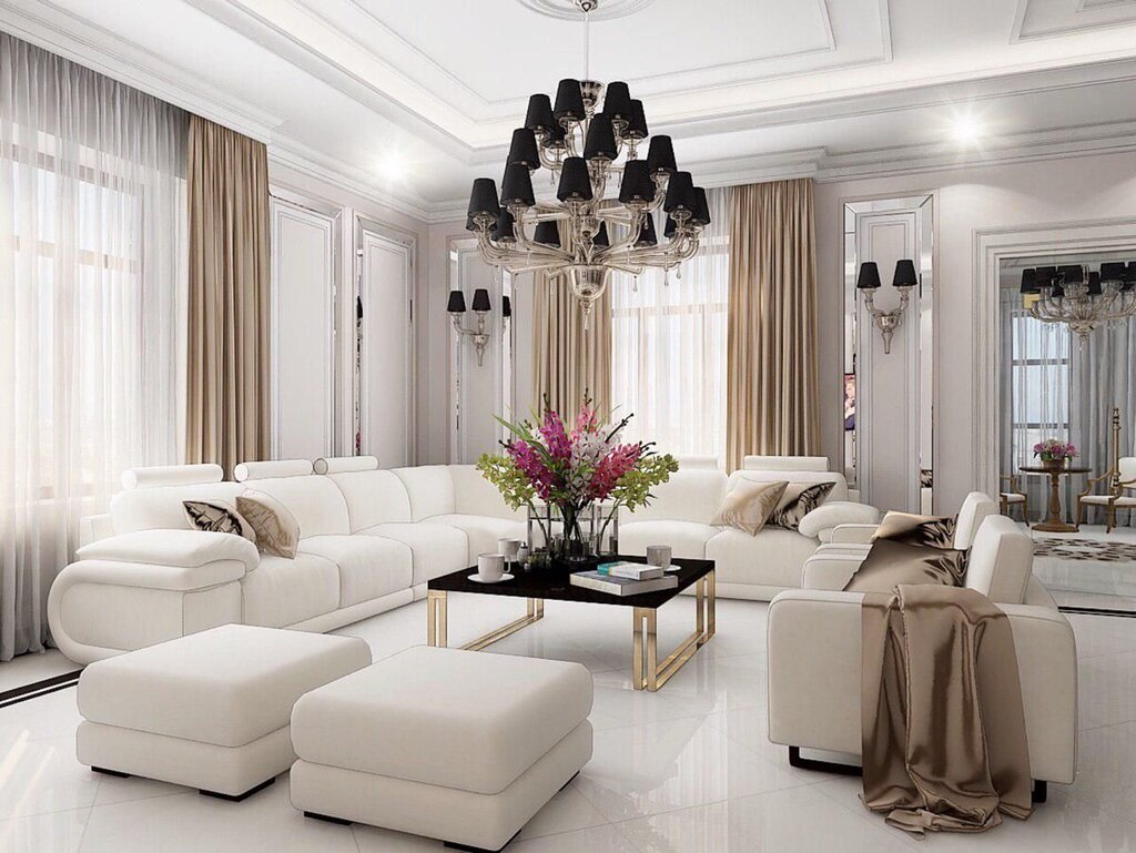 Classic chandeliers for the living room