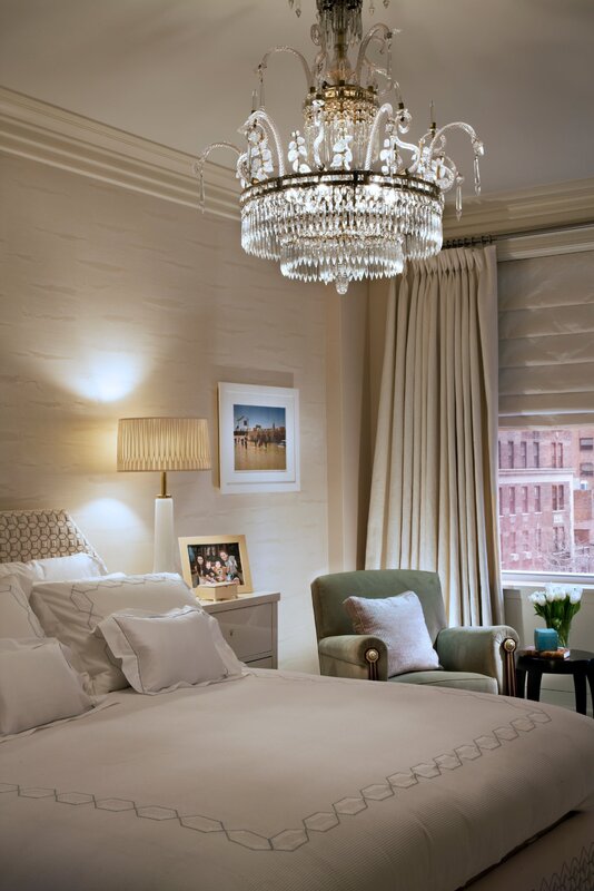 Classic chandeliers for the bedroom