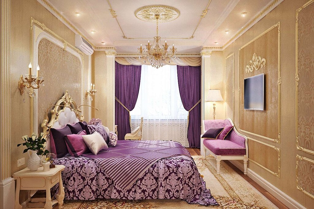 Classic bedroom interior