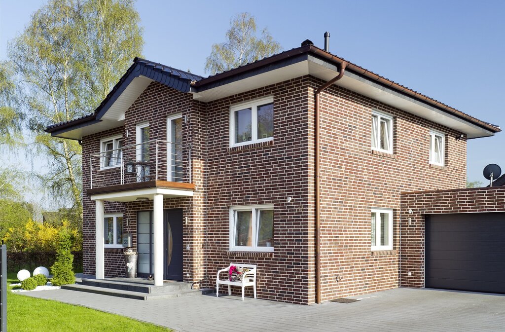 Clinker brick for the facade