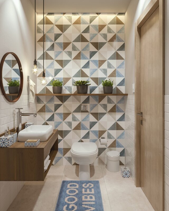 Collections of bathroom tiles