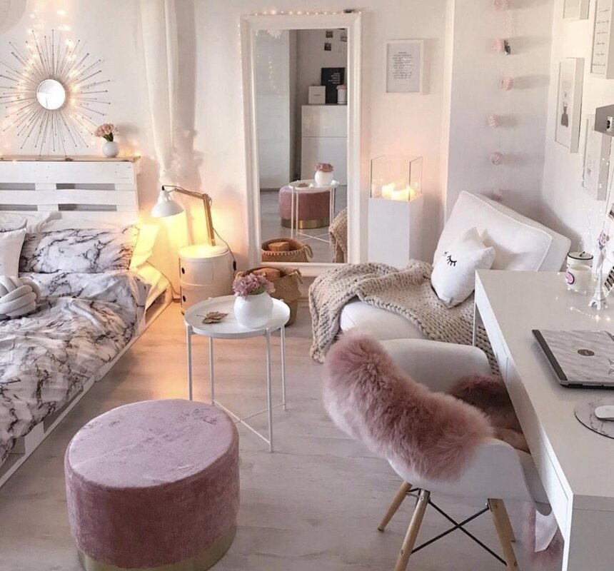 A dream room for a teenage girl