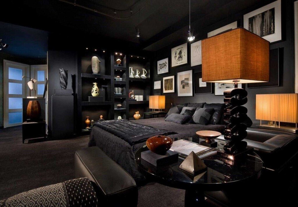 A room in a masculine style