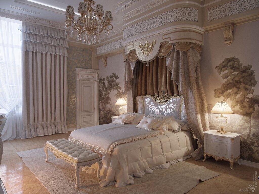 A room in a mansion