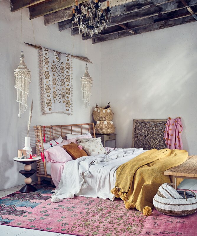 A room in boho style