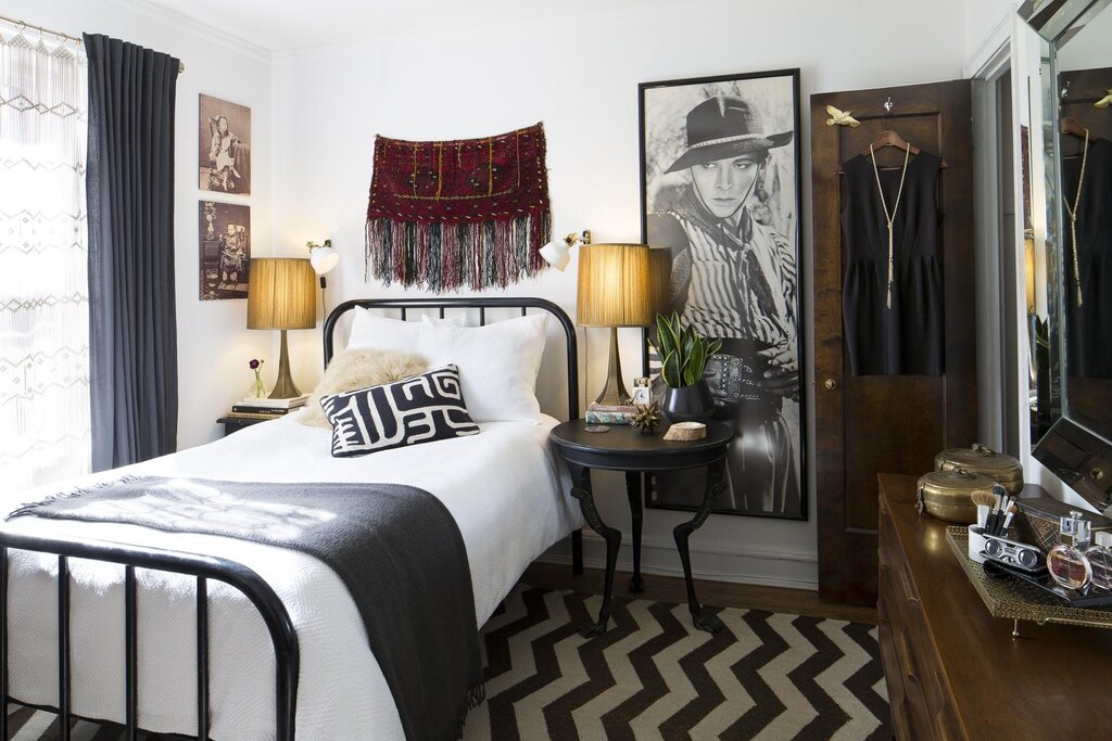 A room in eclectic style