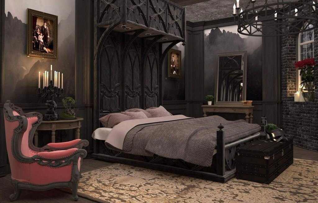 A room in Gothic style 26 фото