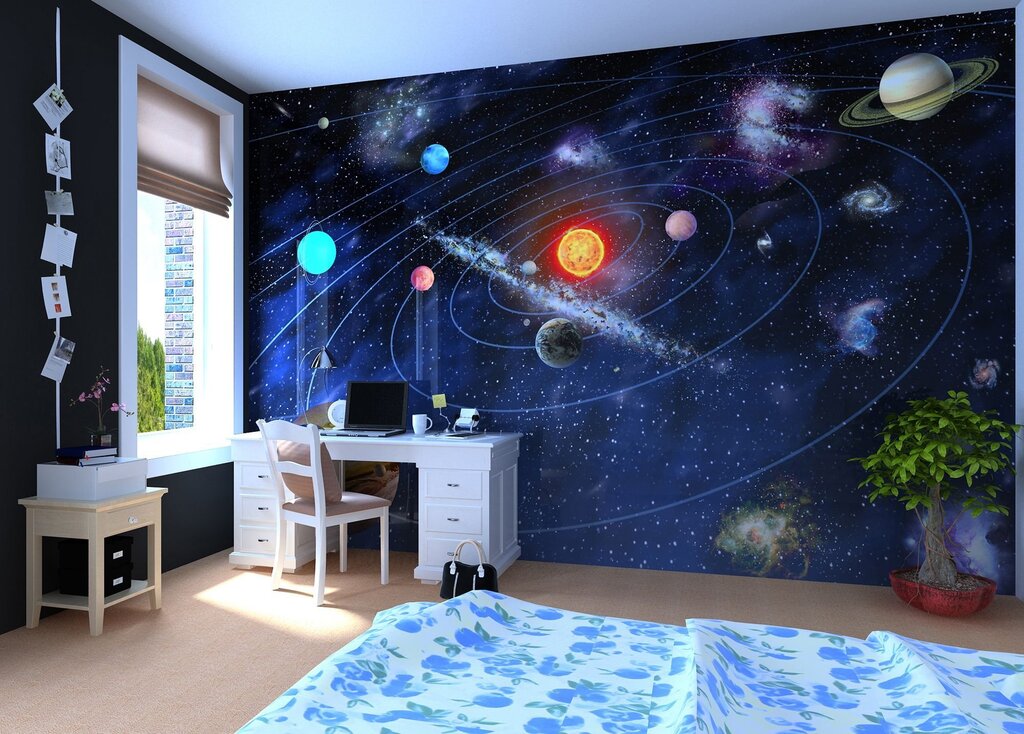 A room in the space style