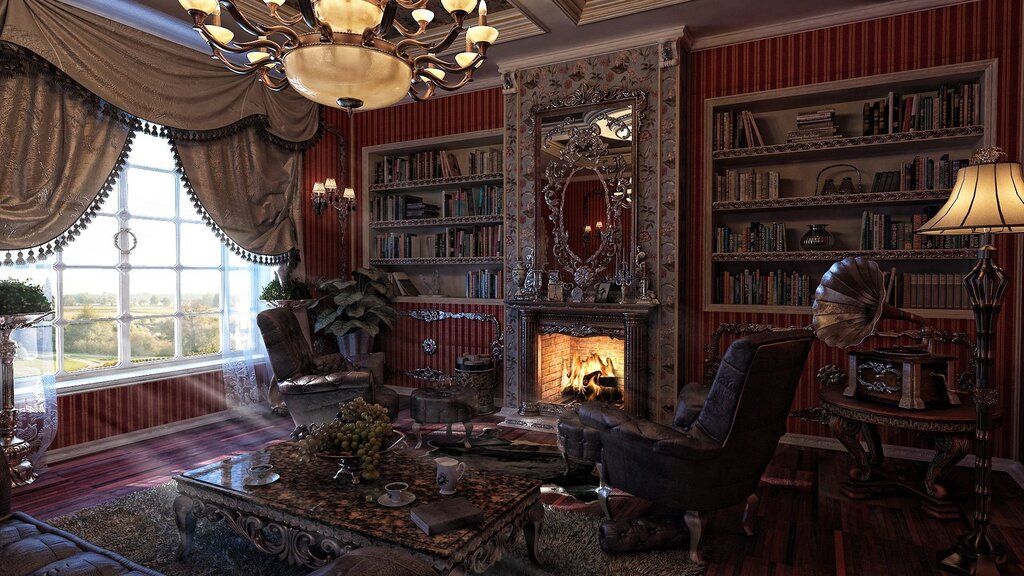 A room in Victorian style