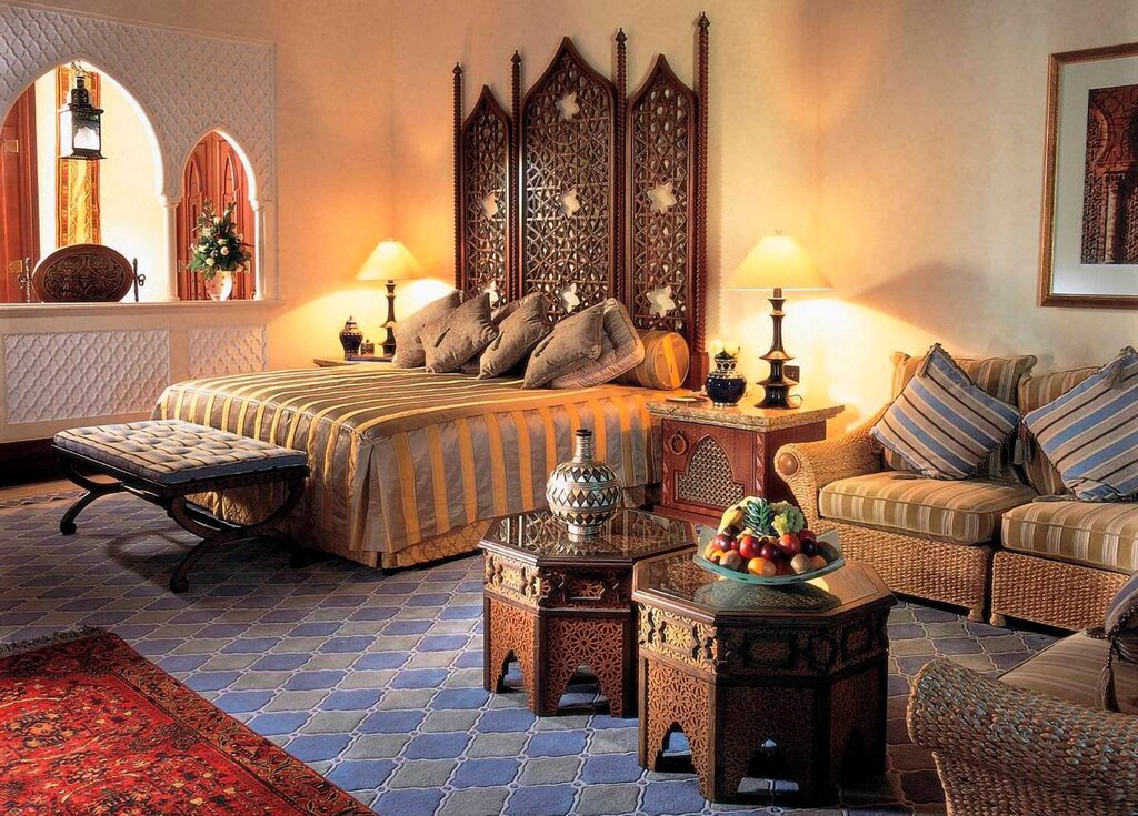 A room in an oriental style