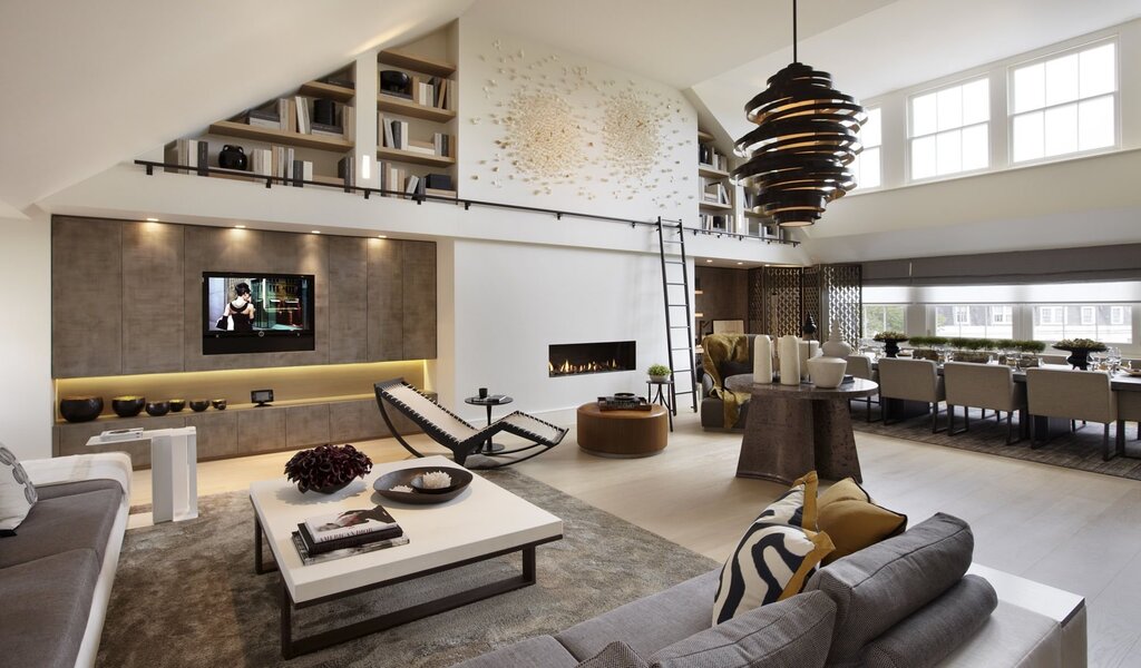 Contemporary style in interior design